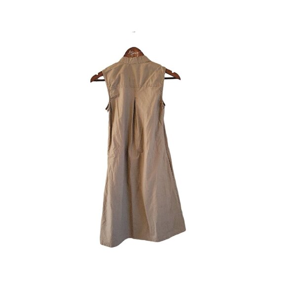 SBJ Austin Sleeveless Khaki 100% Cotton Dress size 1 - Picture 5 of 5